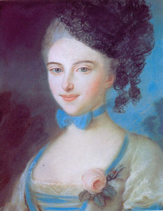 Anne-Charlotte-Laure Sallambier, mère d'Honoré de Balzac. Pastel anonyme