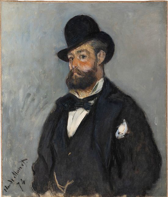 Portrait de Léon Monet. Peinture de Claude Monet (1874)