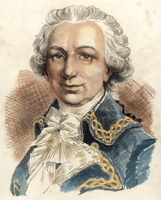 Gravure (colorisée) réalisée d'après un dessin de Vuillier (1846-1915) — lui-même effectué d'après un portrait d'époque — et publiée dans La Nouvelle-France d'Eugène Guénin paru en 1904