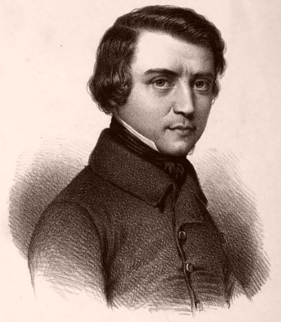Louis Blanc en 1848. Gravure extraite de Galerie des gens de lettres au XIXe siècle, par Charles Robin (1848)