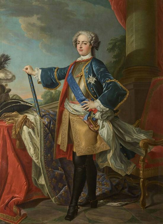 Louis XV. Peinture de Jean-Baptiste Van Loo (1721)