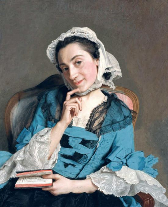 Louise d'Épinay. Pastel de Jean-Étienne Liotard (1702-1789)