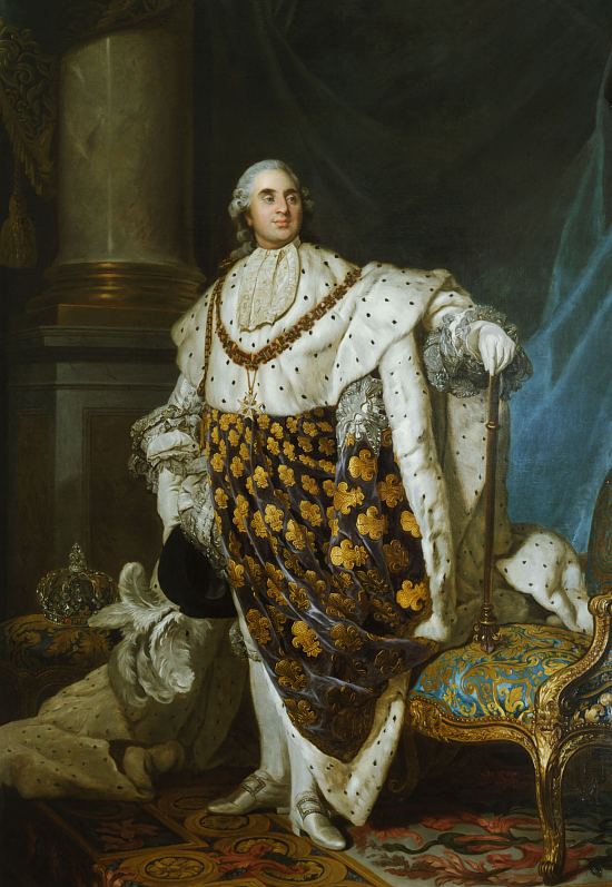 Louis XVI en habit de sacre. Peinture de Joseph-Siffred Duplessis (1777)