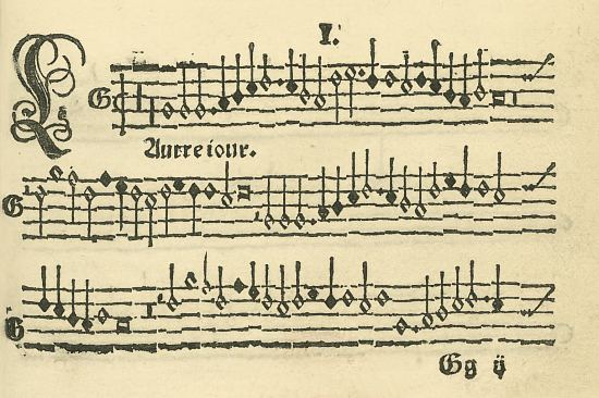 Partition de Loyset Compère