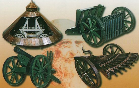 Les machines de guerre de Léonard de Vinci