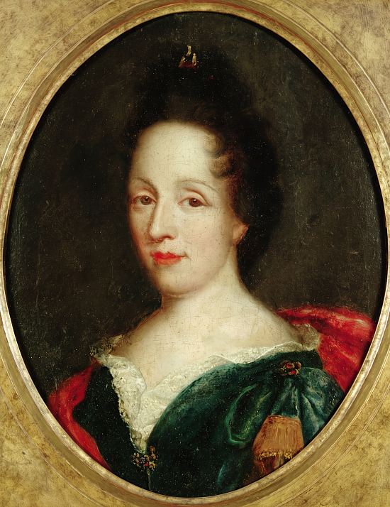 Mademoiselle de Champmeslé. Peinture du XVIIe siècle (école française)