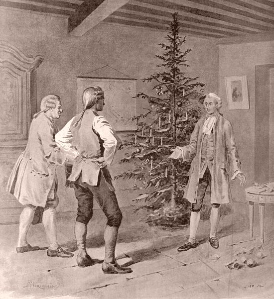 Gérard et Birou se présentèrent au comte d'Auvrigny, fort étonné de cette visite intempestive. Gravure de Vauzanges extraite du Monde illustré paru en 1900