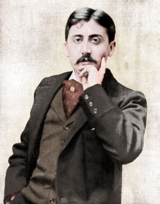 Marcel Proust. Photographie colorisée d'Otto