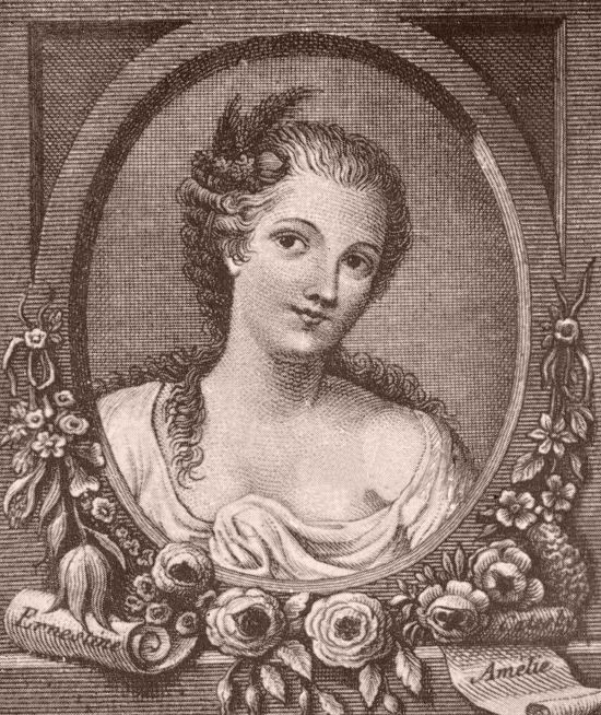 Marie-Jeanne Riccoboni. Gravure d'Edme Bovinet (1767-1843)