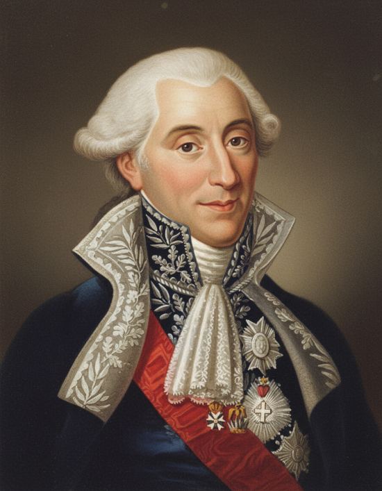 Martin Michel Charles Gaudin, duc de Gaëte, ministre des Finances du 11 novembre 1799 au 1er avril 1814. Portrait réalisé d'après une estampe du XIXe siècle