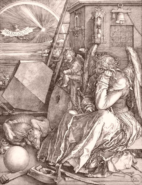 Mélencolia, par Albrecht Durer (1514)