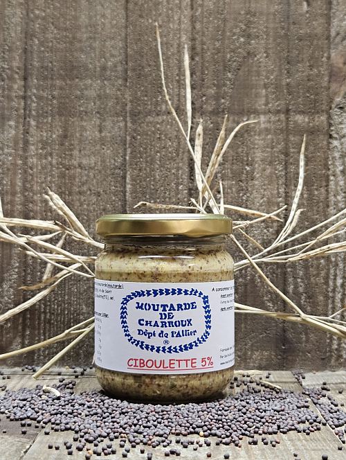 Moutarde de Charroux à la ciboulette