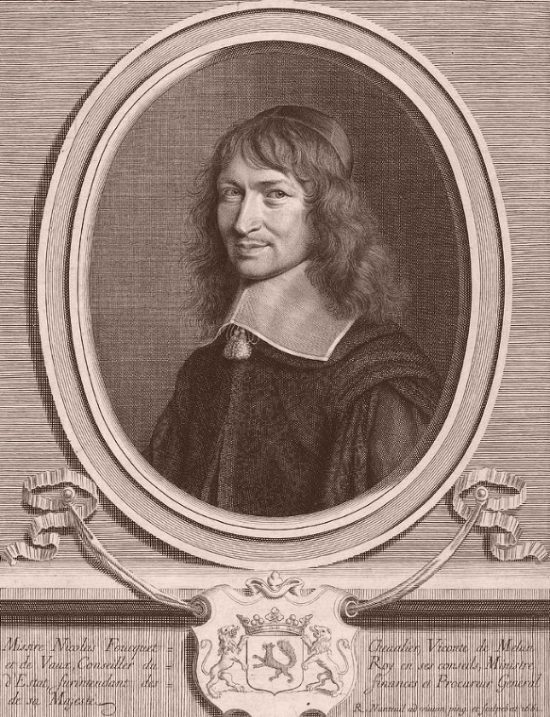 Nicolas Fouquet. Gravure de 1661 réalisée par Robert Nanteuil
