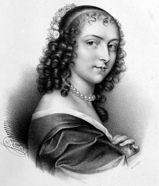 Ninon de Lenclos. Lithographie de François-Séraphin Delpech (1778-1825) réalisée d'après la peinture de Jean Petitot