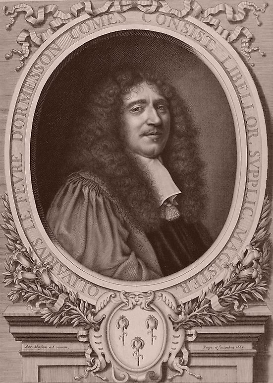 Olivier Lefèvre d'Ormesson. Gravure de 1665 réalisée par Antoine Masson