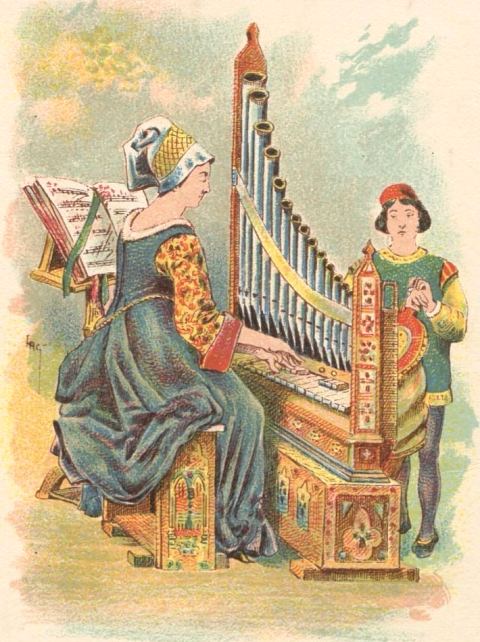 Orgue portatif du XVe siècle