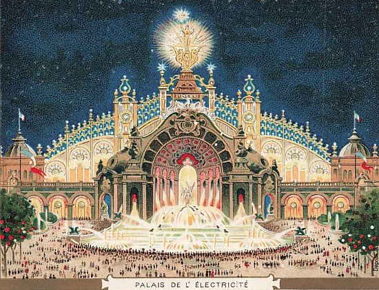 Le Palais de l'Électricité lors de l'Exposition universelle de 1900 à Paris