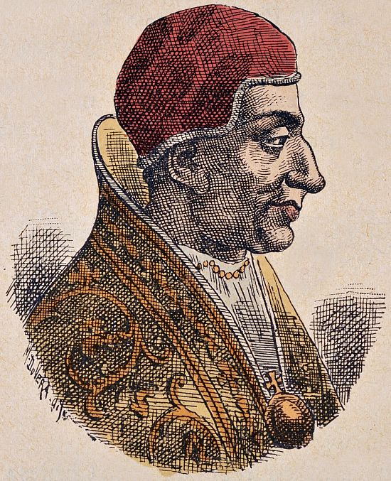 Le pape Étienne IV