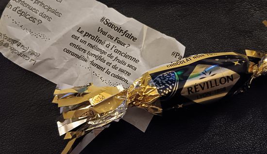 Une papillote Révillon