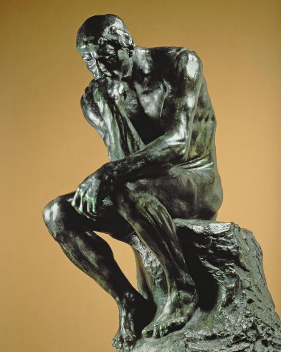 Le Penseur. Sculpture d'Auguste Rodin (1882)
