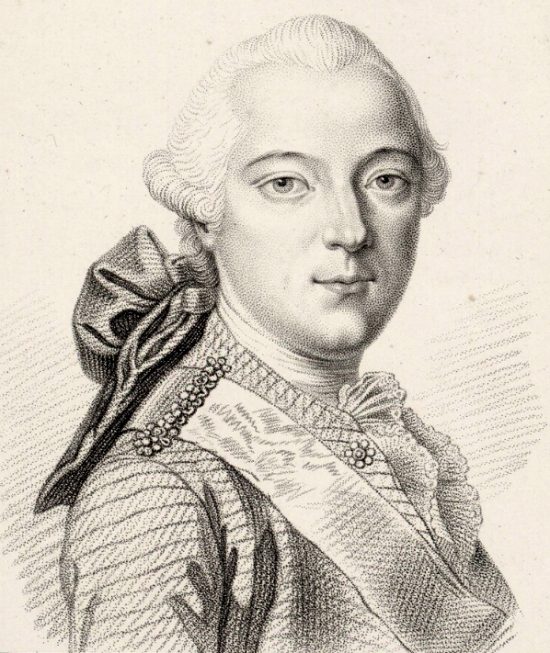 Louis-Philippe d'Orléans, dit Philippe Égalité après 1792, qui vota la mort de son cousin Louis XVI. Gravure extraite des albums du roi Louis-Philippe constitués dans la première moitié du XIXe siècle