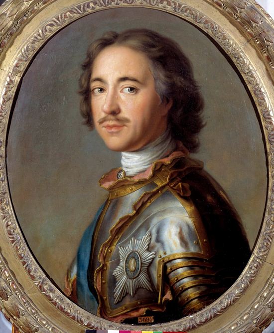 Pierre Ier le Grand (1672-1725), tsar de Russie. Peinture de Jean-Marc Nattier