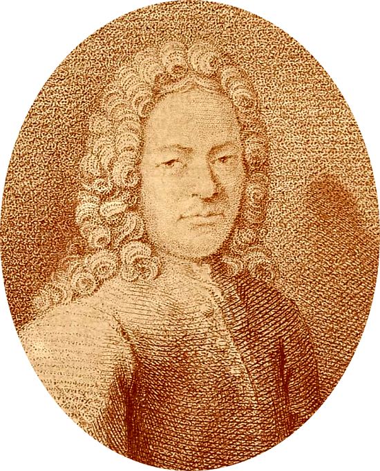 Pierre Polinière. Estampe extraite de Histoire des philosophes modernes, avec leur portrait gravé dans le goût du crayon, d'après les dessins des plus grands peintres (par Alexandre Savérien), Tome 2 paru en 1766