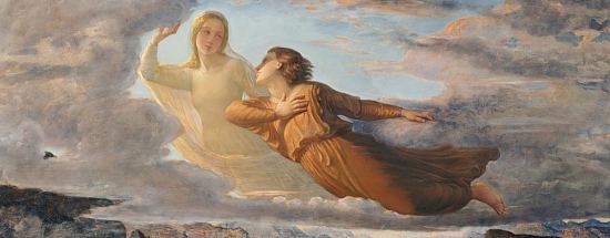 Le Poème de l'âme. L'idéal. Peinture de Louis Janmot (vers 1850-1854)