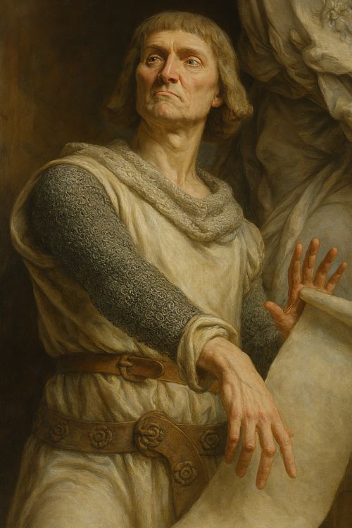 Raymond VI. Portrait réalisé d'après la statue de Raymond VI située dans la Salle des illustres au Capitole de Toulouse