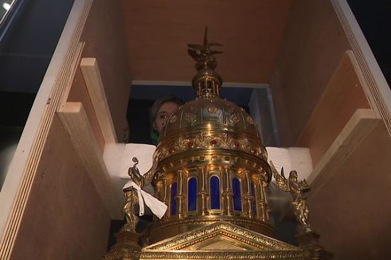 Le reliquaire de saint Aubert, fondateur du Mont-Saint-Michel, est classé aux monuments historiques