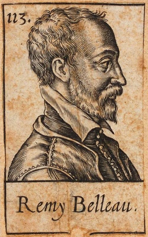 Remy Belleau. Gravure de Léonard Gaultier réalisée en 1622