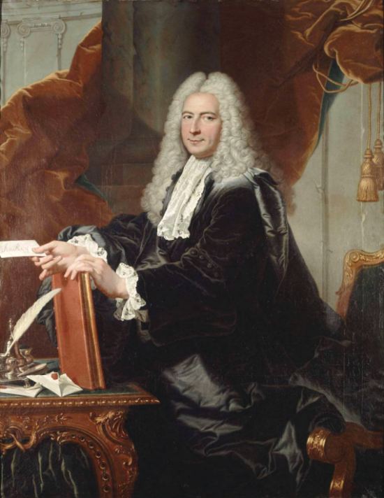 Philibert Orry (1689-1747), contrôleur général des Finances. Peinture de Hyacinthe Rigaud (1734)