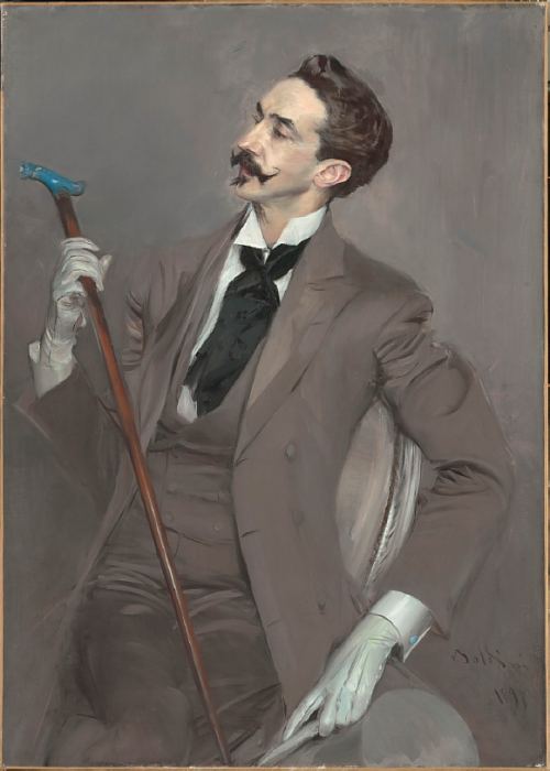 Portrait du comte Robert de Montesquiou. Peinture de Giovanni Boldini (1897)