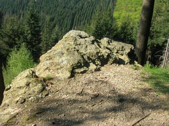 Roche du Pas de l'Âne, à Larochemillay (Nièvre)