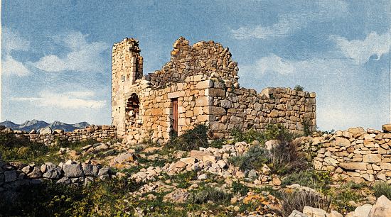 Ruines du village d'Occi