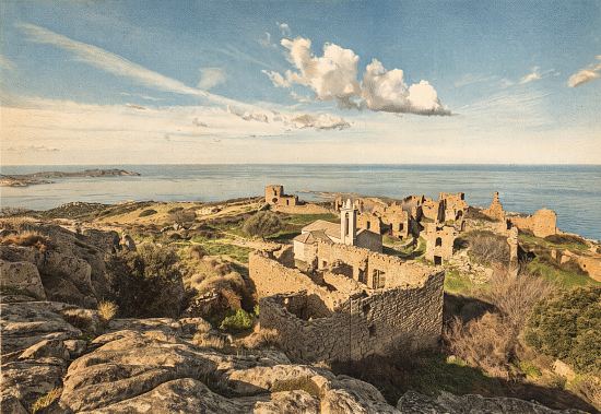 Le village fantôme d'Occi est niché en pleine nature