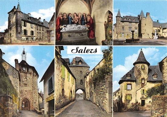 La ville de Salers (Cantal)
