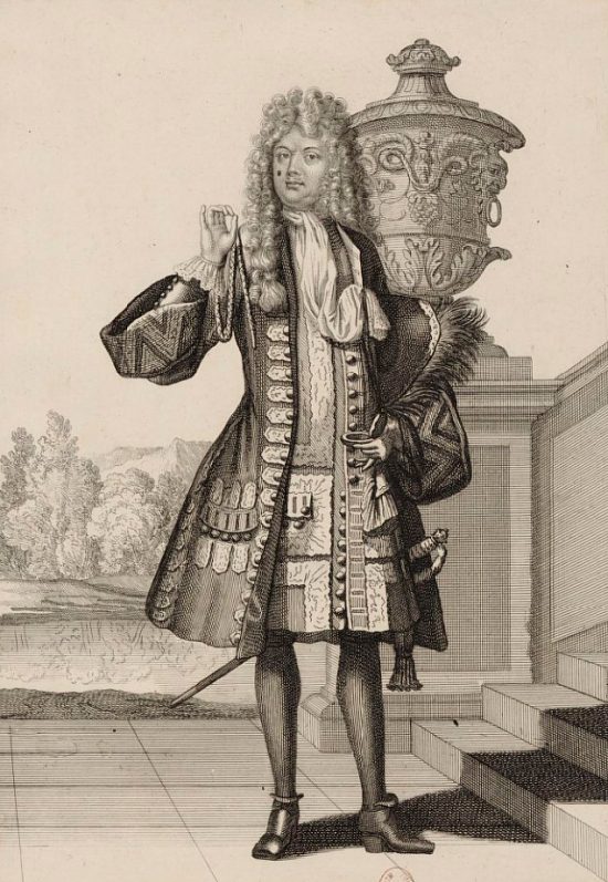 Portrait de Sébastien Le Prestre de Vauban, en pied. Gravure de Robert Bonnart (1652-1733)
