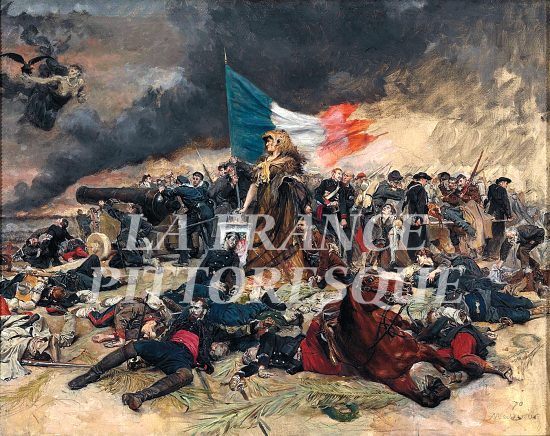 Le siège de Paris. Peinture de Jean-Louis-Ernest Meissonier (1815-1891)