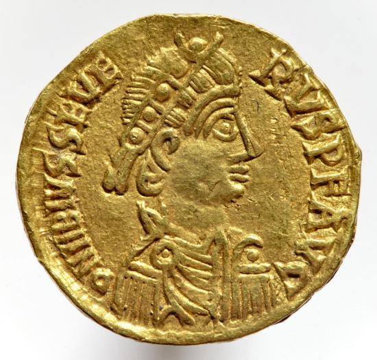 Solidus en or au nom de Sévère III frappé à Toulouse entre 461 et 465