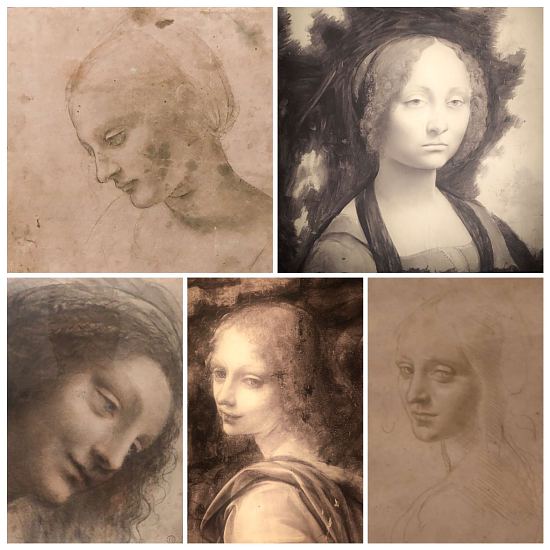 Le musée présente onze tableaux de Léonard de Vinci et une sélection de ses plus beaux dessins