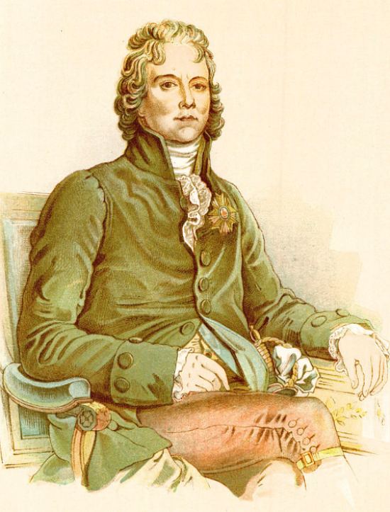 Charles-Maurice de Talleyrand-Périgord. Dessin réalisée d'après une gravure de Parmentier parue dans Histoire de la Révolution française par Louis Blanc
