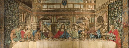 La tapisserie de la Cène, par Léonard de Vinci