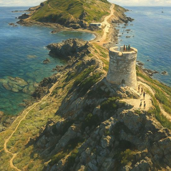 Tour de la Parata, au nord du golfe d'Ajaccio