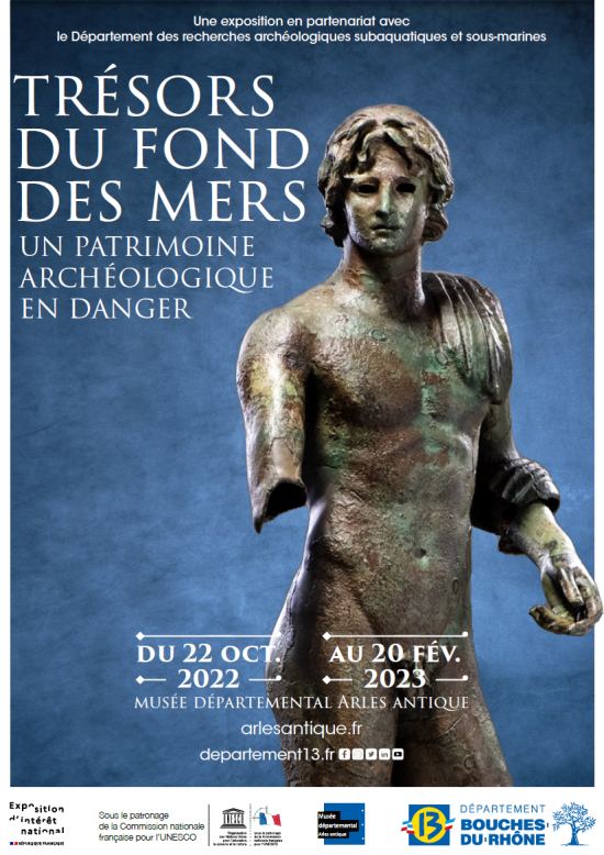 Affiche de l'exposition Trésors du fond des mers