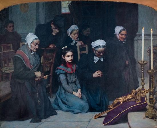 Le Vendredi-Saint. Peinture de Victor Leydet Le Vendredi-Saint. Peinture de Victor Leydet