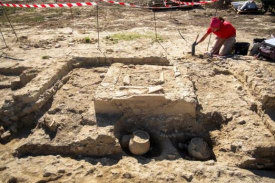 Les vestiges de la nécropole romaine découverte à Narbonne