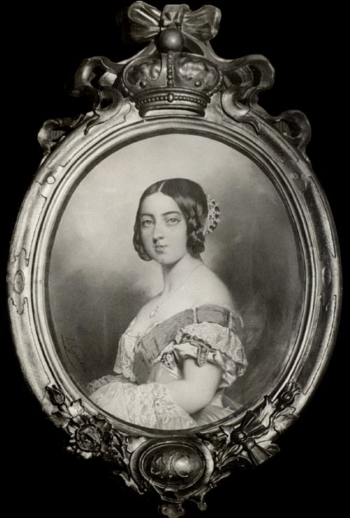La reine Victoria. Pastel de Charles Gratia