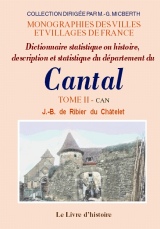 CANTAL (Dictionnaire statistique ou histoire, (...)