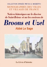 BROONS et UZEL (Notices historiques sur le diocèse de (…)